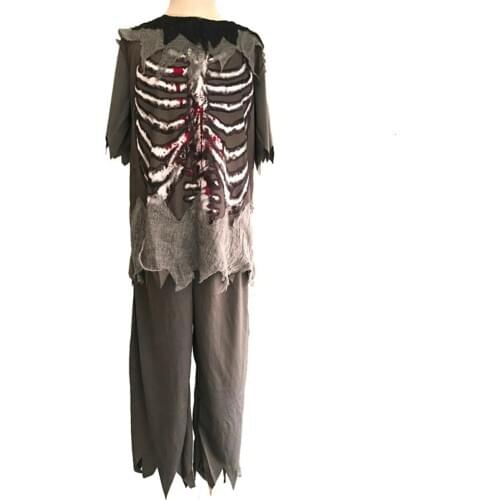 Boys Zombie Costume Kids Ghost Halloween Costumes Child Scary Bloody Skeleton Party Cosplay Fancy Dress Outfits Clothing