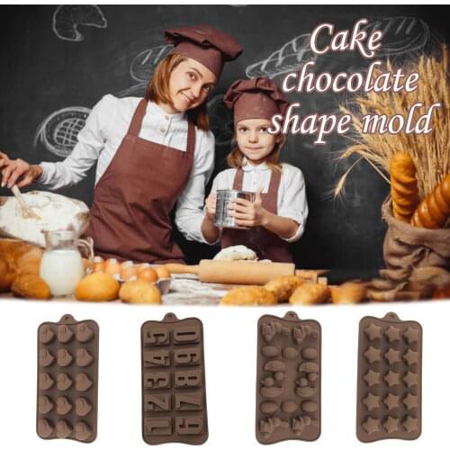 New Silicone Mold For Chocolate Cake Jelly Pudding Soap Diy Patisserie Ice Mould Cake Decorating Tools Accessories