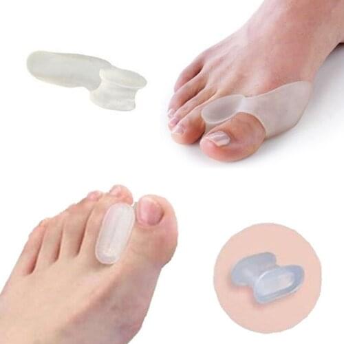 Bone Thumb Bunion Corrector Hallux Valgus Correction Foot Straightener Silicone Finger Toe Separators Orthopedic Foot Care Tool