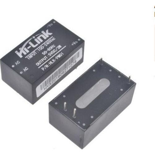 Free Shipping 5pcs/lot HLK-PM01 AC-DC 220V to 5V Step-Down Power Supply Module Intelligent Household Switch Power Supply Module