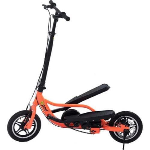 Double Pedal Scooter With Aluminum Alloy Frame And Disk Brake, 12 Inch Air Wheel Fold Bicycle