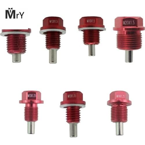 Speedwow Magnetic Oil Drain Plug Sump Drain Nut M12 M14 M16 M2 M14*1.25 1.5 1.75 Oil Drain Bolt Screw Oil Sump Drain Plug