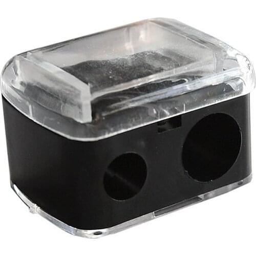 Double Holes Cosmetic Sharpener Useful Pencil Sharpener For Cosmetic Brush/Eyeliner Pencil/Makeup Pencil Newest