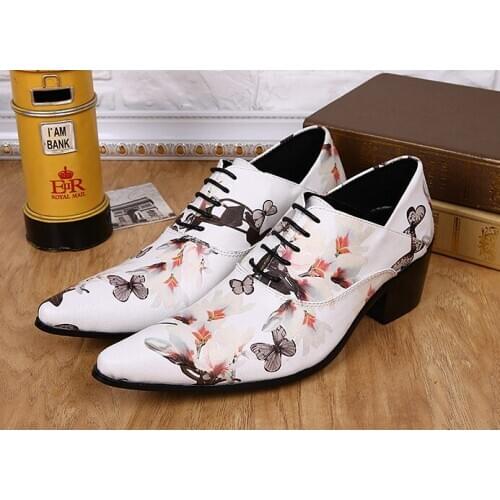 England style men new fashion single shoes male flat increase personality casual dress shoes male mixed color comfortable shoes