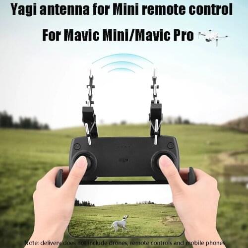 2PCS 2.4Ghz Controller Signal Booster Yagi Antenna Range Extender for Mavic Mini Mavic Pro Drone Transmitter Extension