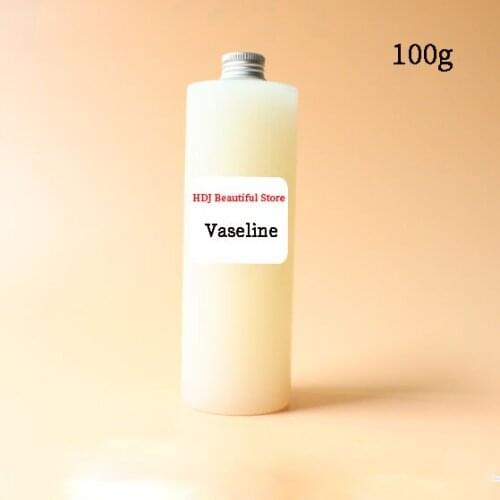100g-1000g White Vaseline Skin Care Raw Material Material Vaseline Moisturizing Hand Cream Raw Material Post