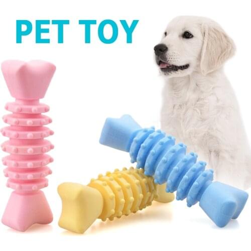 Pet Dog Chew Toy Molar Teeth Cleaning Bone Shape Pet Puppy Interactive Toys Bite Resistant Extra-tough Tooth Clean TRP Dogs Toys