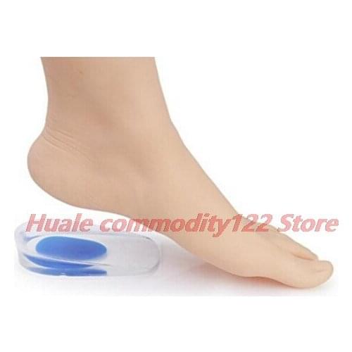 1 Paar Hiel Cup Voor Plantaris Calcaneus Achilles Siliconen Gel Inlegzolen Hak Kussen Voetverzorging Pads Voor schoenen