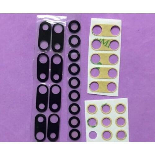 200pcs /lot For iPhone 7G 7Plus 8G 8 Plus Back Rear camera Glass lens with sticker adhesive