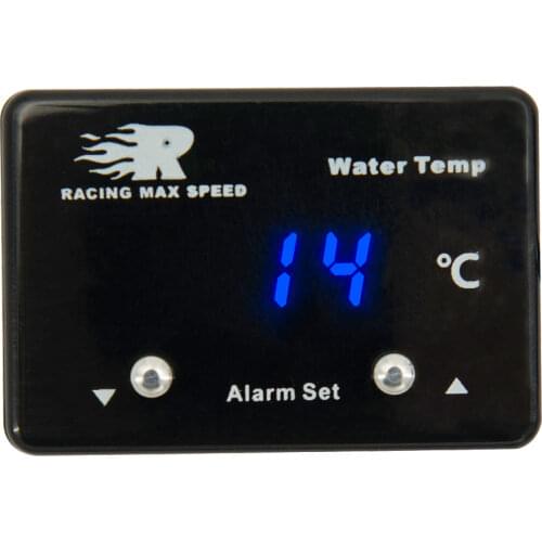 Universal 1/8npt sensor 12v Dc car digital Water Temp Gauge red display,digital water temperature meter with sensor
