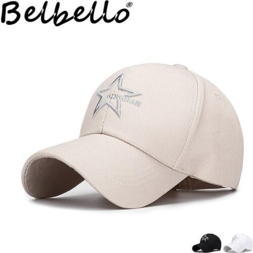 Belbello spring autumn Four seasons New pattern Trend pure cotton baseball cap Leisure Stereo embroidery Sun hat Men Fashion hat