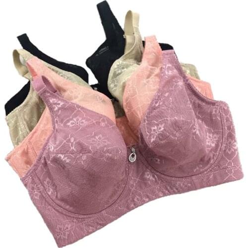 Tops Big Size Women bra 36-48 C D E F G Cup deep V Plus Size Vest bra Full Cup Body Shaping Underwear Large Breast vs bras C3203