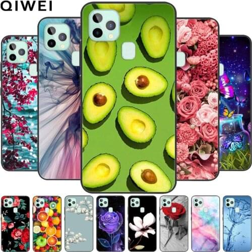 For Oukitel C22 Case Flowers Printing Silicone Soft TPU Phone Cases For Oukitel C22 2021 Gloabal Version Back Cover C 22 5.86