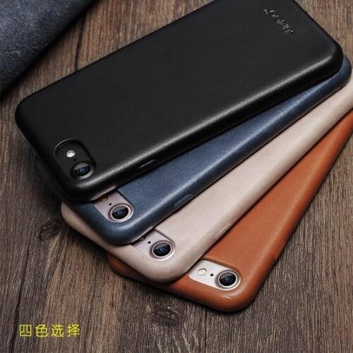 Sumgo Genuine leather Vintage Phone Case For Apple IPhone X 8 4.7/ 8 Plus 5.5 Inch Luxury Back Case Cover Phone Case Accessories