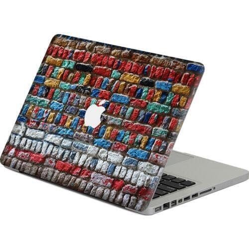 Colored stone wall Laptop Decal Sticker Skin For MacBook Air Pro Retina 11" 13" 15" Vinyl Mac Case Notebook Body Full Cover Skin