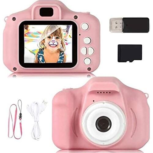 Childrens Camera Waterproof 1080P HD Screen Camera Video Toy 8 Million Pixel Kids Cute Cartoon Camera Outdoor Photography Kids