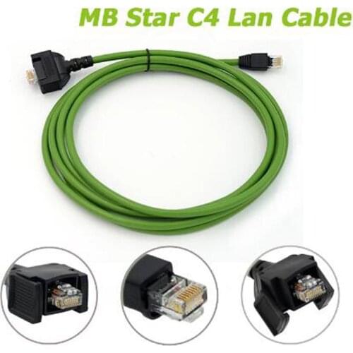 C4 Lan Cable for MB Star C4 SD Connect Compact 4 Lan Cable for Diagnostic Cable for Cars Trucks