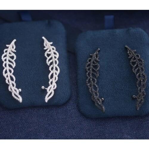 Designer Fashion 925 Sterling Silver Jewelry 3A Cubic Zirconia Party Earring