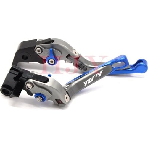 For YAMAHA YZF-R1 YZF R1 YZFR1 2004-2008 Motorcycle Accessories Folding Extendable Brake Clutch Levers LOGO YZF-R1