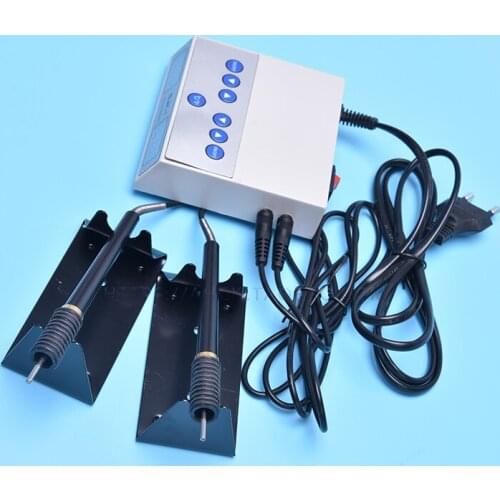 Jewellery making Carving wax knife Dental Lab Electric Waxer Carve Machine Double Pen 6 Wax Tip Pot Dental Lab