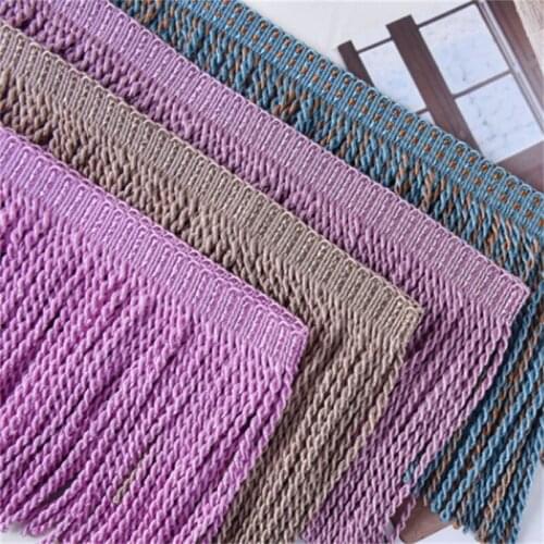 12M Curtain Trims Braided Lace Ribbon Sofa Dress Costumes Tablecloth Curtains Tassel Fringe Ball Beads Accessories Home Decor