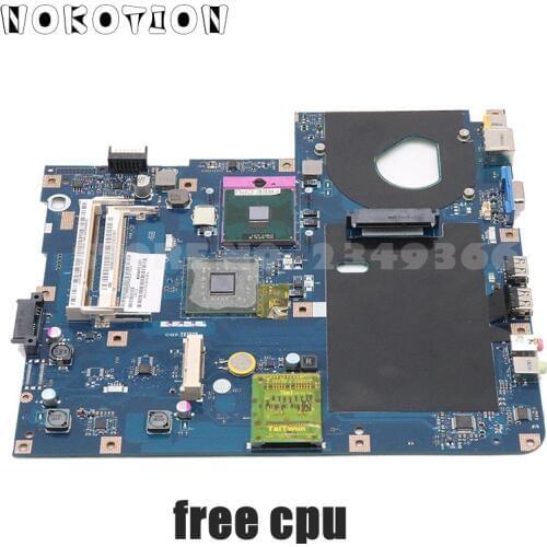 NOKOTION MBN5402001 MB.N5402.001 Laptop Motherboard For Acer Emachines E525 5732z KAWF0 LA-4851P GL40 DDR2 Free CPU