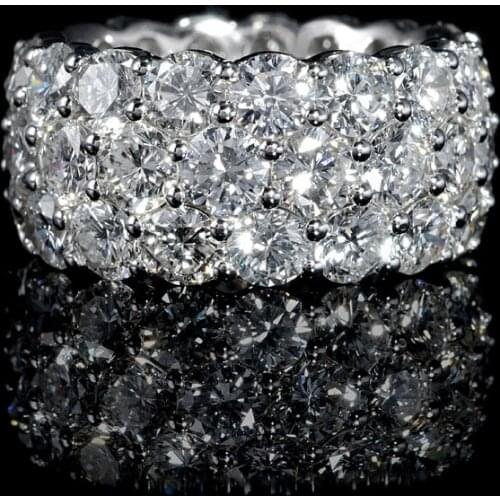 Huitan Fashionable Index Finger Rings with Micro Paved Round CZ Stone Dazzling Accessories for Women Luxury Girls Jewelry Gifts