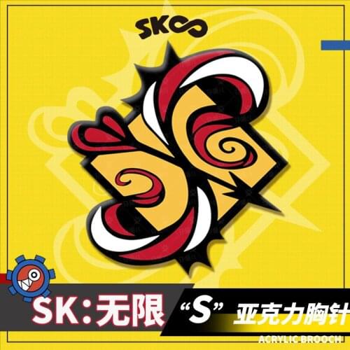 NEW Anime SK8 the Infinity SK EIGHT LANGA REKI Acrylic Badge Fashion Button Brooch Pins Student Bedge Medal Toy Props Cosplay