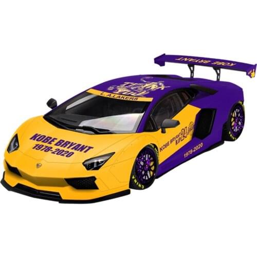 1/64 Lamborghini LP700-4/ GTR Kobe Commemorative Painting LB Wide Body Version Die-casting Alloy Model Car Toy Childrens Gift