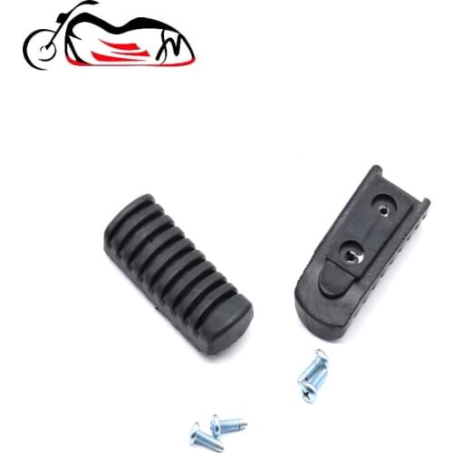 Foot Peg Rest Stop Rubber For KAWASAKI ZRX 400 1100 1200R ZR400 ZEPHYR ZR250 Motorcycle Accessories Front Cover Motorbike Pegs