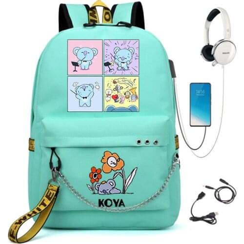 Bangtan Boys Backpacks Album JIMIN V JIN SUGA JUNGKOOK School Bag Travel Backpack