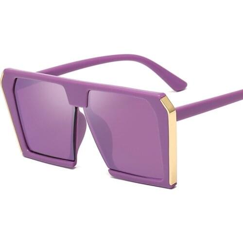Vintage Big Square Sunglasses Women 2019 Oversized Luxury Brand 90s Fashion Cateye Sun Glasses Female Lady Shades UV400