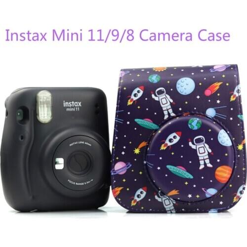 Fujifilm Instax Mini 11/9/8 Camera Bag Astronaut Mini Film Instant Camera Case Shoulder Strap Bag Protector Cover Pouch