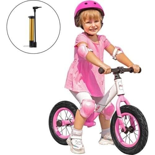 AODI Sport Balance Bike, No Pedal Toddler Bike with Saddle Adjustable Toddler Walking Bicycle for Kids (Inflatable Wheels)