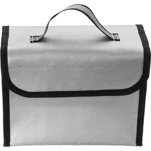 215X115X155mm Portable LIPO Battery Fireproof Explosion-Proof Safety Bag for RC Airplane Helicopter FPV Racing Drones Battery