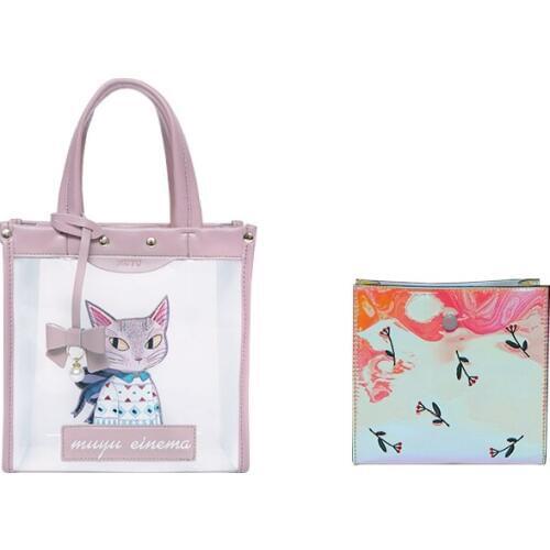 WOMENS Bag Versatile Shoulder Bag Transparent Gel Bag Portable Shoulder Bag crossbody bags for women purses and handbags