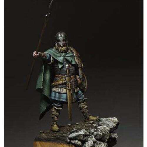 1:24 Resin Figure Model 75mm Ancient War Character Viking Pierce White R25