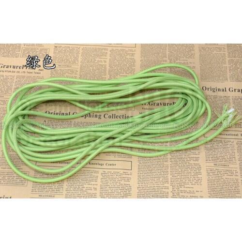 10m/lot 2 x 0.75mm2 Vintage green color Electrical Wire Textile Cable Vintage Lamp Cord Pendant Light Lamp Wire