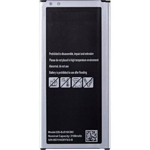 1x EB-BJ510CBC EB-BJ510CBE 3100mAh battery For Samsung Galaxy J5 2016 Edition J5 2016 J5 metal J510 J510FN J510F j5108 j5109