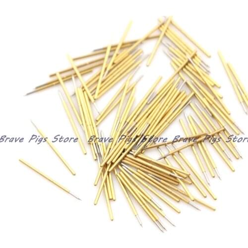 3A 100Pcs/Bag Stainless Steel Spring Test Probe Pogo Pin P50-B1 Dia 0.5mm Length 16.35mm Wholesale
