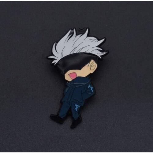 Anime Jujutsu Kaisen Cosplay Accessory Itadori Yuji Gojo Satoru Panda Inumaki Toge Pendant Badge Halloween Cos Children Gift