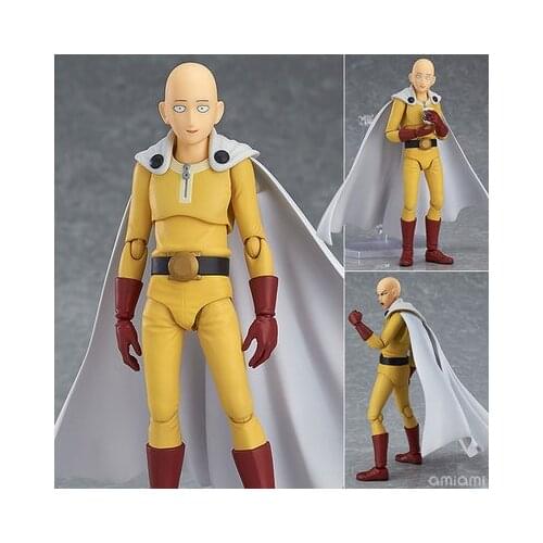 14cm Anime Saitama One Punch Man Figma 310 PVC Action Figure Collectible Model Boy Girl Birthday Birthday Gift