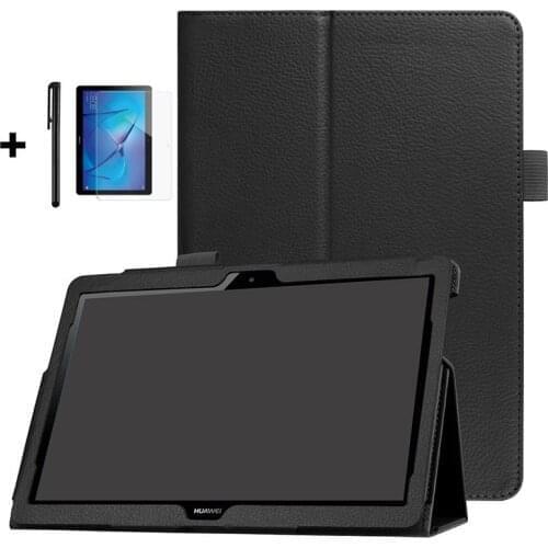 Case for Huawei MediaPad T5 10 T3 9.6 M5 Lite 10.1 M6 10.8 Slim Folding Stand Holder Tablet Cover for Matepad Pro 10.8" wlan/4G