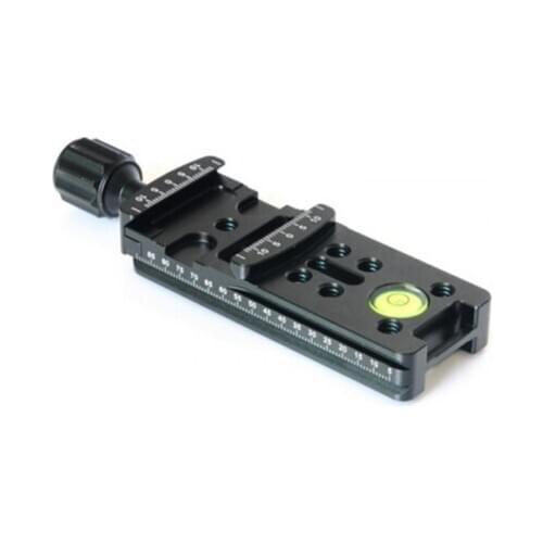 New design NNR-100mm Long Sliding Rail Nodal Slide Quick Release Clamp For Arca Swiss