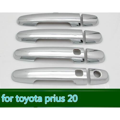 For Toyota VIOS 2002 - 2017 XP40 XP90 XP150 Belta New Chrome Car Door Handle Cover Trim Car Styling Car Accessories Overlay