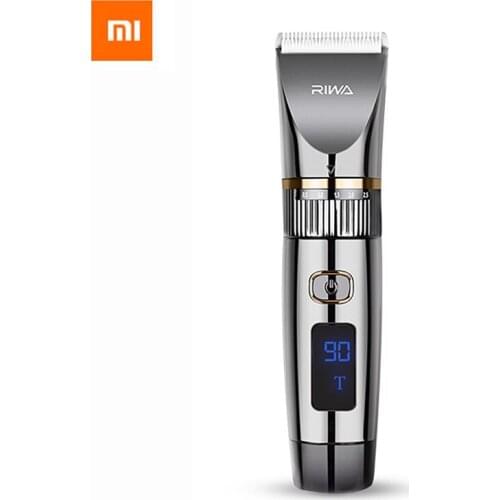 Youpin Reva Electric Hair Clipper Cordless Hairdresser Professional Hair Trimmers Shaver Full Set of Mens Trimmer Led Display