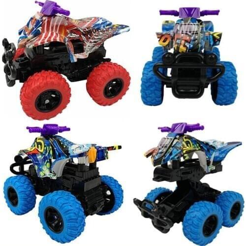 Inertial Collision Deformation Sand Truck Model Childrens Graffiti Four-Wheel Drive Inertia Power Off-Road Vehicle Car Toy