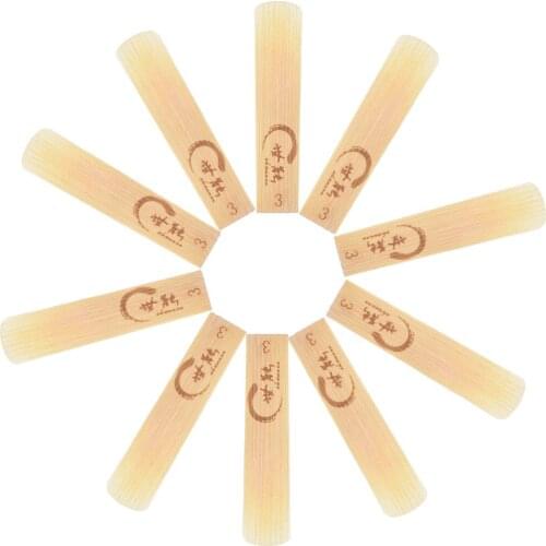 Classic Bb Soprano Saxophone Sax Reeds Strength 2.0 for Beginners, 10pcs/ Box