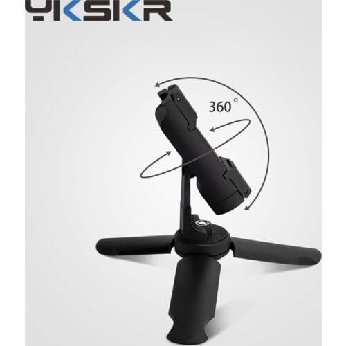 Mini Tripod With Bluetooth Remote Shutter For iPhone XR 11 Huawei P40 Pro Mini Phone Tripod 360 Rotating Phone Holder Clip Stand