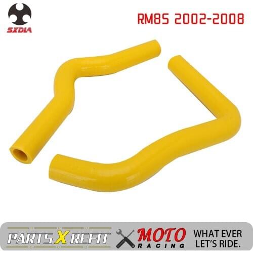 Motorcycle Silicone Radiator Hose Silicone Coolant Hose Kit For SUZUKI RM85 RM 85 2002 2003 2004 2005 2006 2007 2008 02 03 04-08